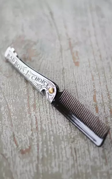 Taitettava kampa Greaser's Finest - Hiusharjat - RUM046K - 2